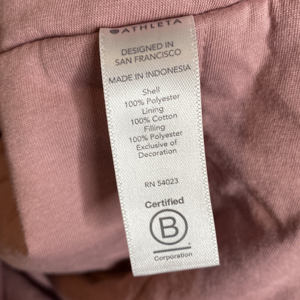 Athleta Ritual mauve faux fur jacket - Picture 6 of 7